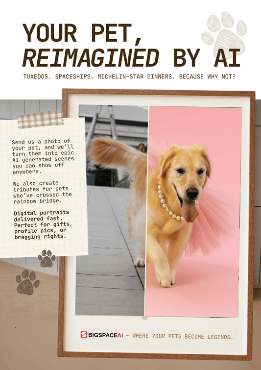 AI Pet Portraits – Epic, Absurdly Awesome, One-of-a-Kind