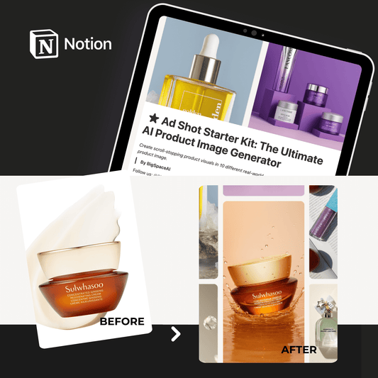 ★ Ad Shot Starter Kit: The Ultimate AI Product Image Generator