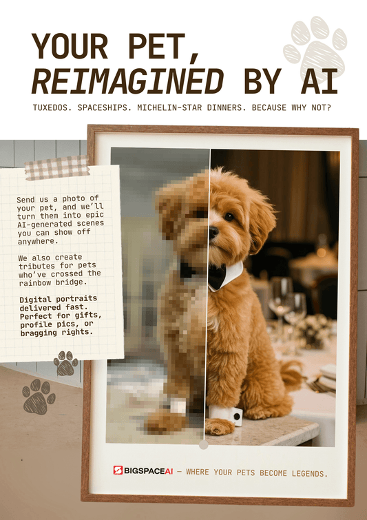 AI Pet Portraits – Epic, Absurdly Awesome, One-of-a-Kind