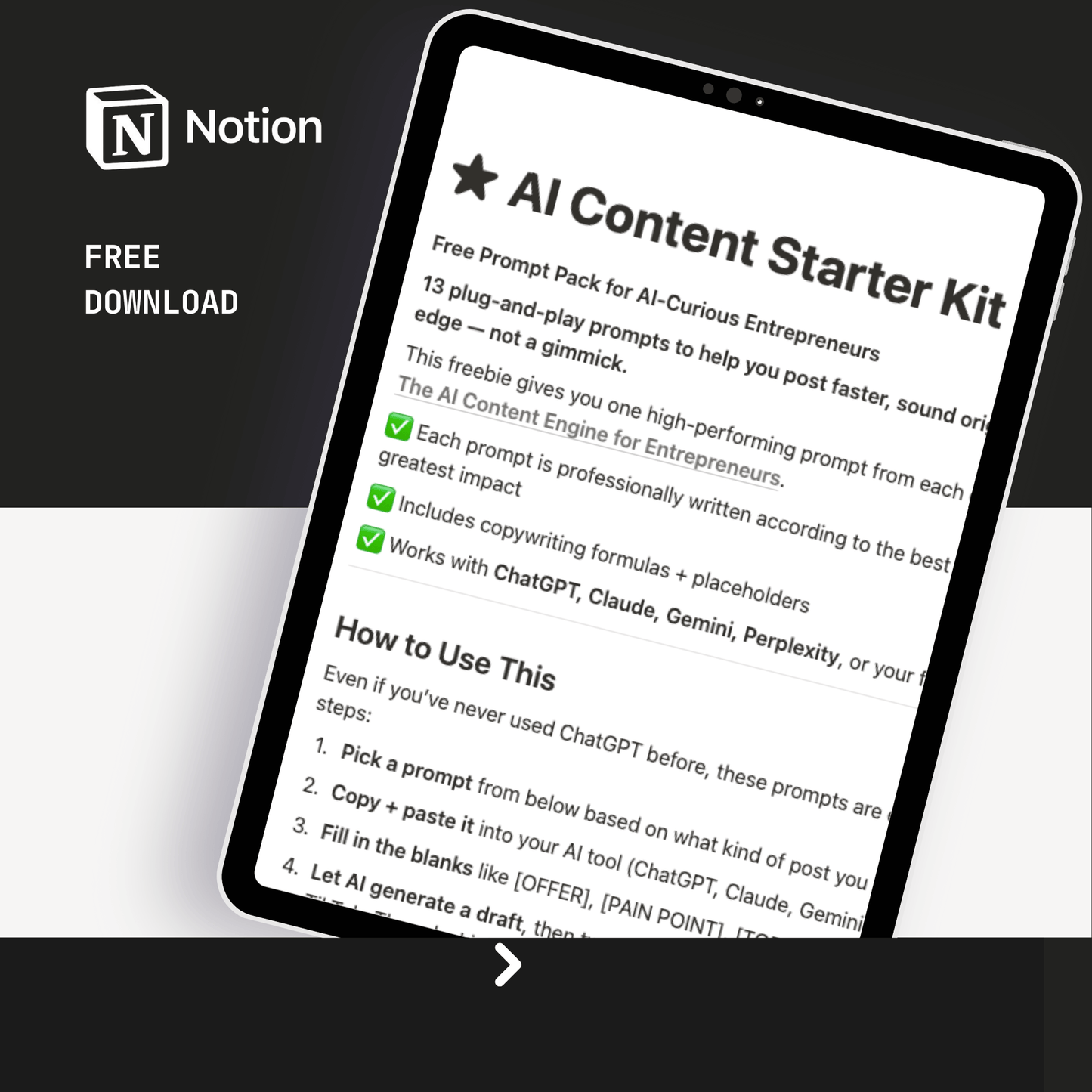 ★ AI Content Starter Kit