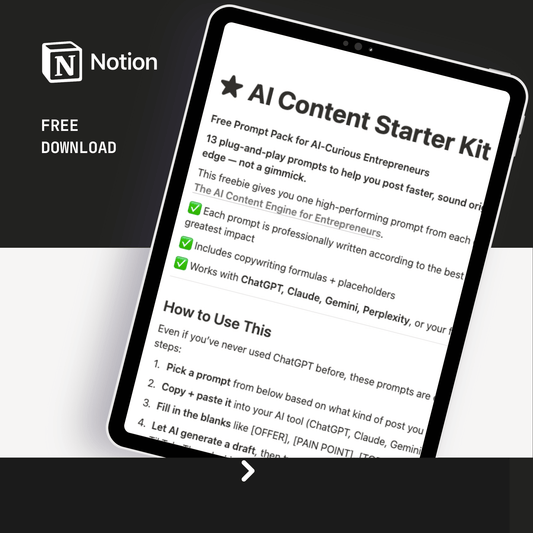 ★ AI Content Starter Kit