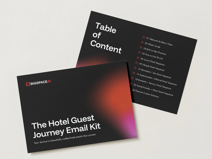 The Hotel Guest Journey Email Kit — Your Shortcut to Beautiful, High-Converting Hotel Emails