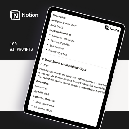 Ad Shot: 100 AI Prompts to Sell Any Product Like a Pro